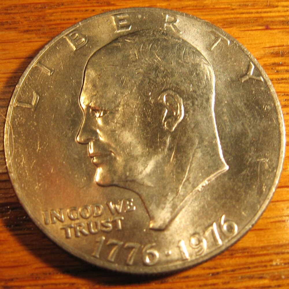 1776-1976 P EISENHOWER BI-CENTENNIAL 1 DOLLAR COIN